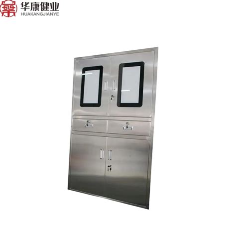 Pantry Display Cabinet Stainless Steel Hospital Medical Cabinet