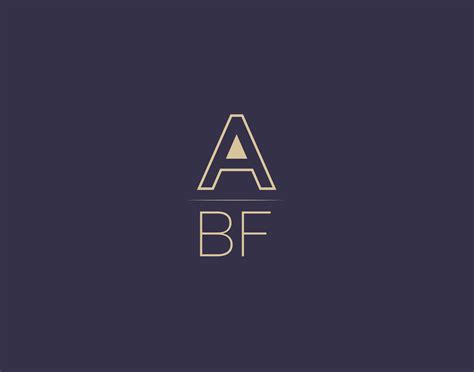 ABF Letter Logo Design Modern Minimalist Vector Images 19585063 Vector