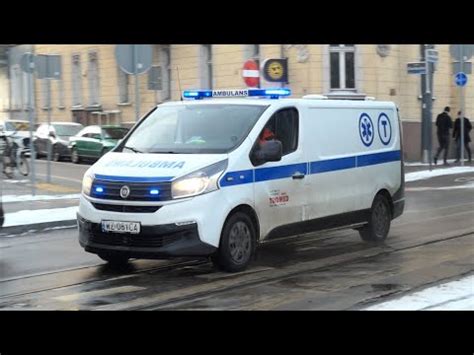 Alarmowo Ambulans T Fiat Talento Mprojekt Transport Medyczny