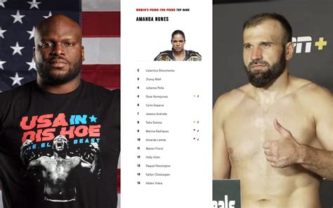 Ufc Rankings Update Derrick Lewis Slides Down Spots Women S P P