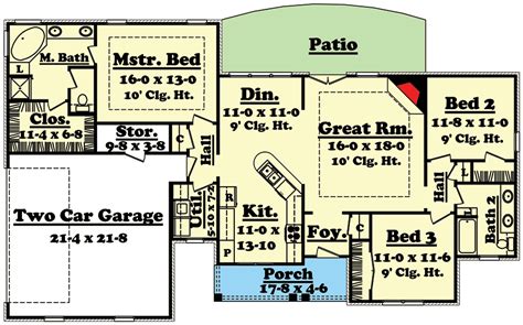 One Story House Plan With Three Exterior Options 11716hz Architectural Designs House Plans