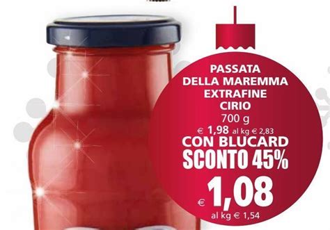 Offerta Passata Della Maremma Extrafine Cirio Di Il Gigante