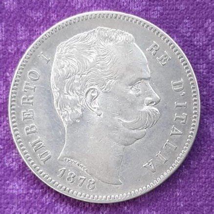 Itali Koninkrijk Itali Umberto I Di Savoia Lire