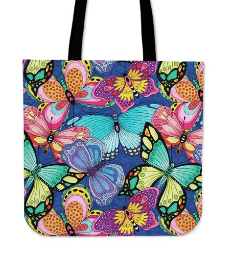 Butterfly Lovely Art Cloth Tote Bag In 2020 Cloth Tote Bag Butterfly