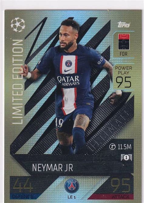 Topps Match Attax Extra Neymar Jr Ultimate Limited Edition Le