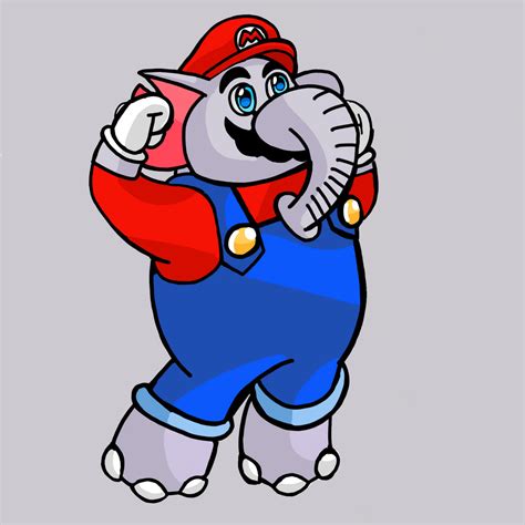 Elephant Mario By Robynhillzoneact25 On Deviantart