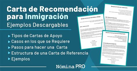 Modelo De Carta De Recomendacion Para Inmigracion