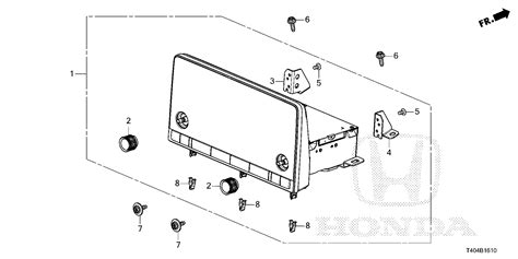 Honda Civic Screw X Audio Unit Antenna A T A Norm