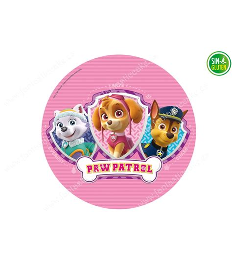 Oblea Para Tarta Patrulla Canina Skye N Fantastic Cake