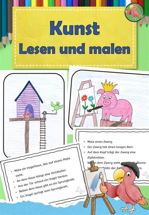 Lesen Und Malen Im Kunstunterricht Pinselpauker