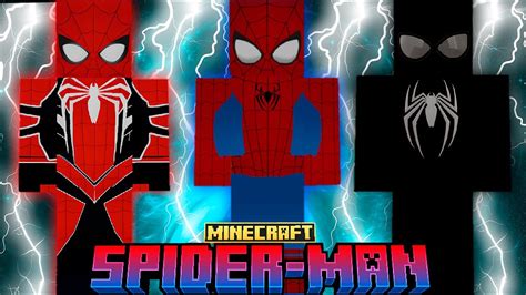 Epico Nova Addon Homem Aranha Para Minecraft Pe Varios Trajes