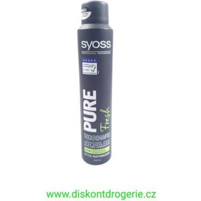 Syoss Pure Fresh Dry Shampoo Such Ampon Ml Od K Heureka Cz