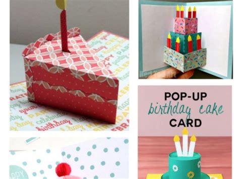 Card Pop Up Birthday Cake 19 Best Simple Pop Up Birthday Card Di 2020 | williamson-ga.us