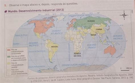 Observe O Mapa Abaixo E Responda Educa