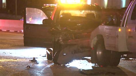 Photos Suspected Drunk Driver Slams Into Back Of Police Suv On East