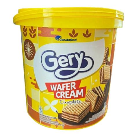 Jual Gery Wafer Cream Chocolate Bucket 250 G Shopee Indonesia