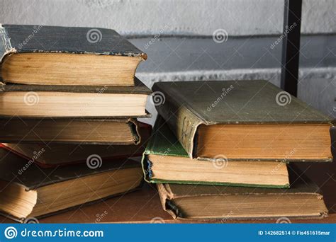 Piles Of Books Stock Photo Image Of Interior Science 142682514