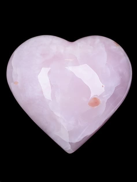 Pink Calcite Heart 262 Vic 01 Exquisite Crystals