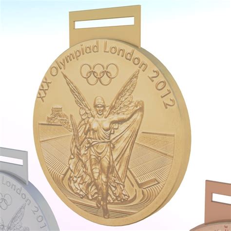 London 2012 Olympic Medals 3d 3ds