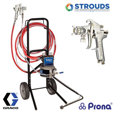 Graco Triton Air Spray Unit With Prona R Spray Gun