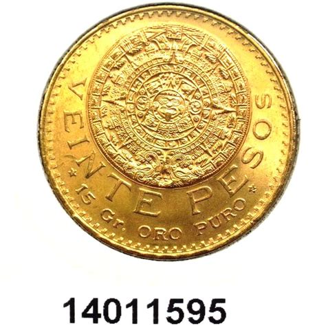 20 Pesos Mexicain 1959 Qualité SPL ref 14011595 Produits OR