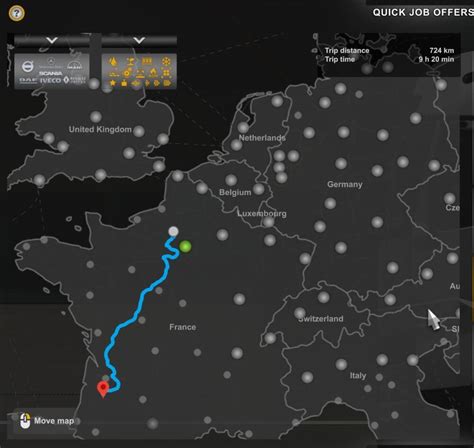 Google Maps Navigation Night Version V3 1 ETS2 Mods