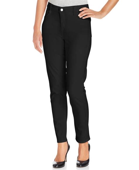 Jones New York Signature Skinny Jeans In Black Lyst