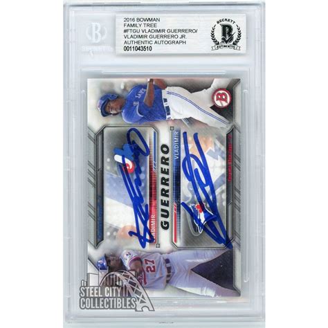 Vladimir Guerrero Vladimir Guerrero Jr 2016 Bowman Family Tree Auto ...