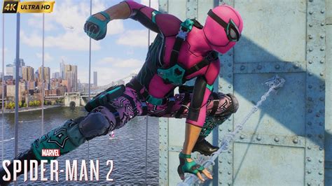 Marvel Spider Man 2 Civil War Suit Gameplay Spiderman2 Youtube