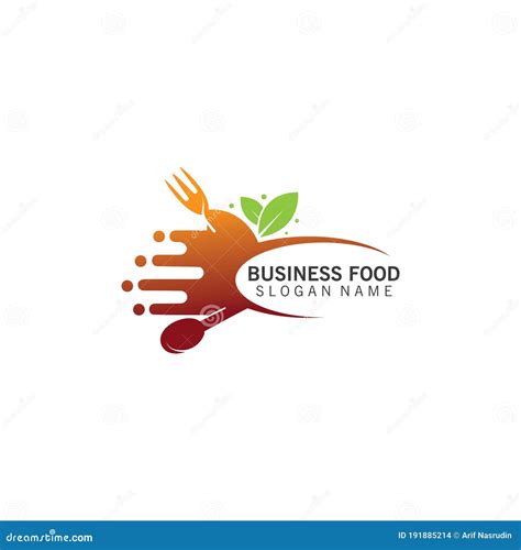 Food Logo Creative Inspiration Business Template Design Stock Vector ...