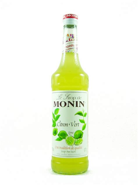 Sirop Monin Citron Vert Cl Boissons Du Monde