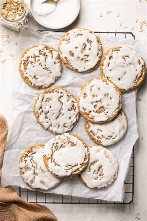 Iced Oatmeal Cookies • Krolls Korner