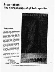 Imperialism The Highest Stage Of Global Capitalism Maoist