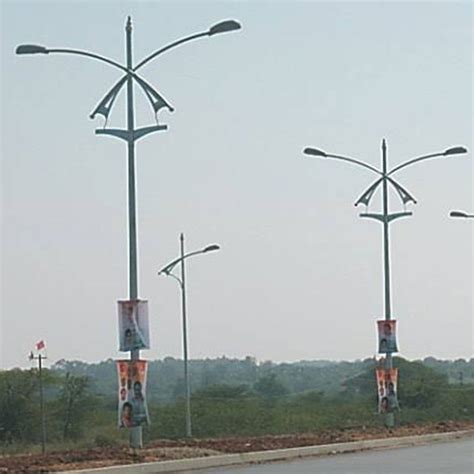 Mild Steel Dual Arm 6m Octagonal High Mast Pole At Rs 8200piece In