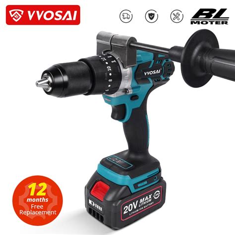 Vvosai V Brushless Electric Drill Torque Nm Cordless