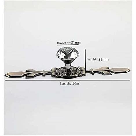 NORCKS Lot de 6 poignées de tiroir et de commode Boutons décoratifs