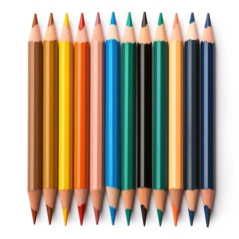 Premium AI Image | set of colored pencils