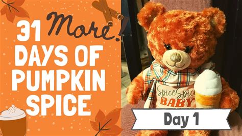 More Days Of Pumpkin Spice Day Build A Bear Youtube