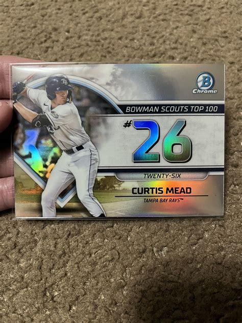 2023 Bowman Curtis Mead Scouts Top 100 BTP 26 Tampa Bay Rays Prospects