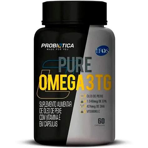 Pure Omega Tg C Psulas Probi Tica Fitfield