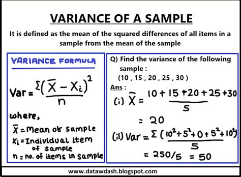 data-w-dash: what is variance in statistics and how to calculate ...