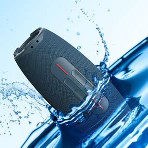 Powerology Phantom Bluetooth Wireless Speaker Waterproof IPX5 Built In