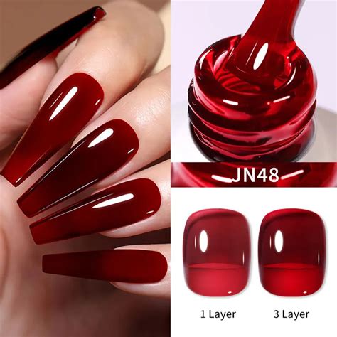 Born Pretty Gel Nail Nude Glitter Art Varnish Semi Permanent Soak Off Need Top Coat Base Ml