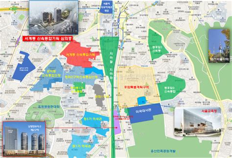 용산 재개발구역 및 추진상황 총정리 서계동 청파1구역 청파2구역 청파동3가 원효로1가 용문동 원효로3가 원효로4