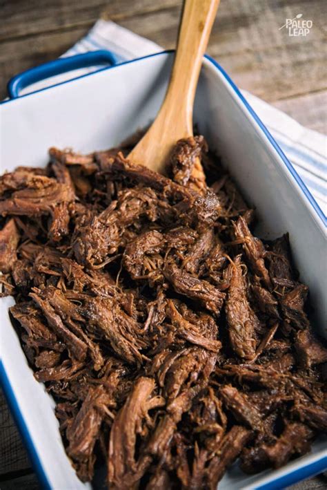 Slow Cooker Pulled Beef Recipe Paleo Leap