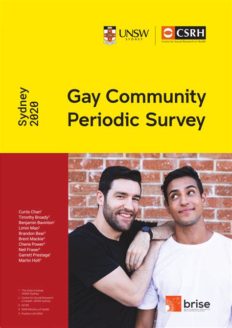 PDF Gay Community Periodic Survey Sydney