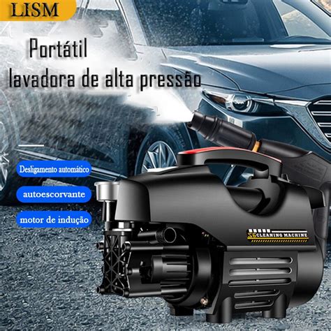 2200w Lavadora De Alta Press O Ajust Vel M Quina Lavar Carro 10 Metros