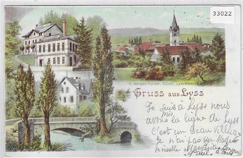 Gruss Aus Lyss Bierbrauerei Kirche 1903 Kaufen Auf Ricardo