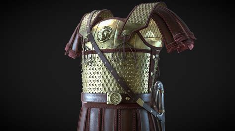 Heavy Linothorax, ancient Greek armor - Buy Royalty Free 3D model by ...