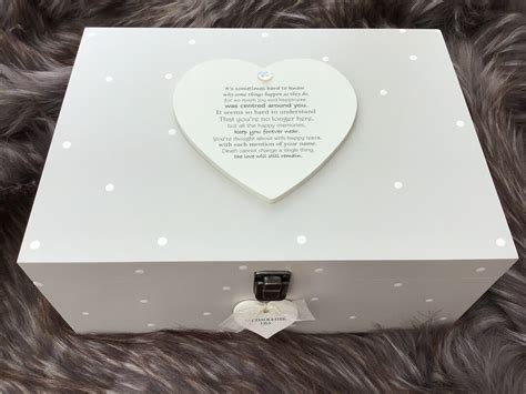 Personalised Very Large Memory Box In Memory Of Daughter Memorial Or Son Or Any Name Mum Dad